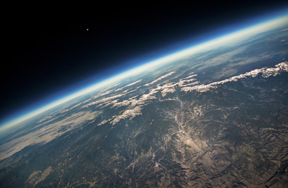 Moon Balloon © Patrick Cullis, Astronomy Photographer of the Year Earth and Space Commended 2014